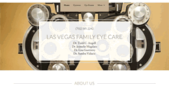 Desktop Screenshot of lvfamilyeyecare.com